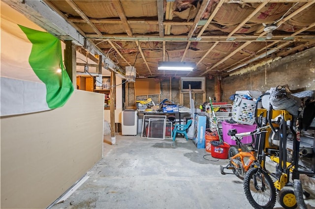 36 Dundas Ave, Warwick, RI 02889 - unfinished basement with washer / clothes dryer