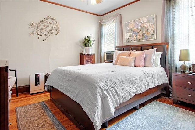11 Branch Ave, Cranston, RI 02910 - bedroom with wood finished floors and crown molding