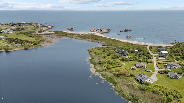212 Round Pond Rd, Little Compton, RI 02837 - aerial view of a nearby body of water