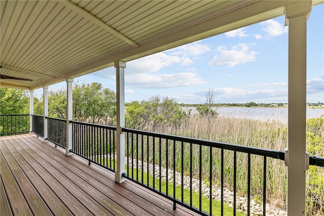 212 Round Pond Rd, Little Compton, RI 02837 - deck featuring a water view