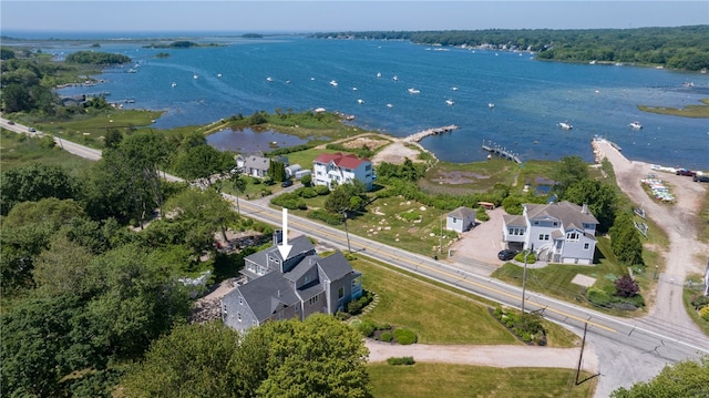 170 W Beach Rd, Charlestown, RI 02813 - drone / aerial view of a nearby body of water