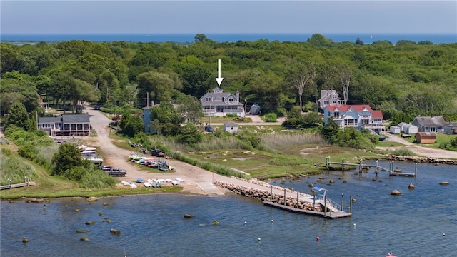 170 W Beach Rd, Charlestown, RI 02813 - drone / aerial view of a large body of water and a forest