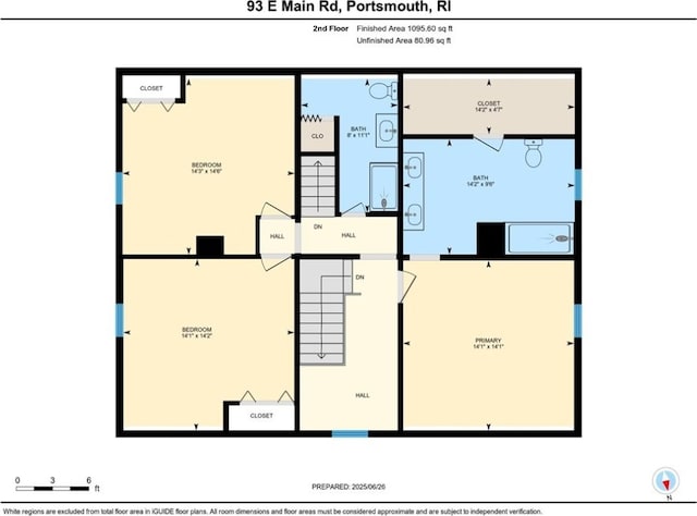 93 E Main Rd, Portsmouth, RI 02871 - view of property floor plan