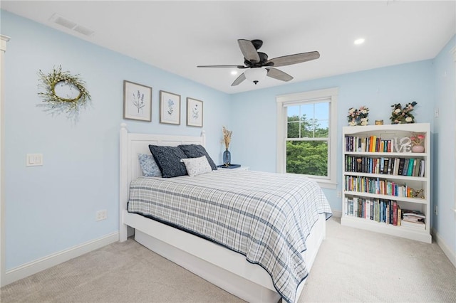 43 Shannock Hill Rd, Richmond, RI 02812 - carpeted bedroom featuring recessed lighting and a ceiling fan