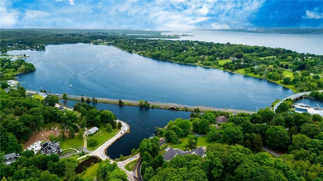 583 Highland Rd, Tiverton, RI 02878 - view of property location featuring a nearby body of water and a notable bridge