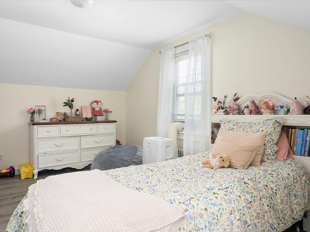 96 Ashaway Rd, Westerly, RI 02891 - bedroom featuring vaulted ceiling and wood finished floors