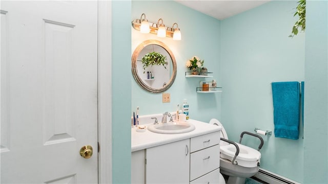 36 Primrose Ln Unit 36, North Providence, RI 02904 - bathroom featuring vanity and a baseboard heating unit