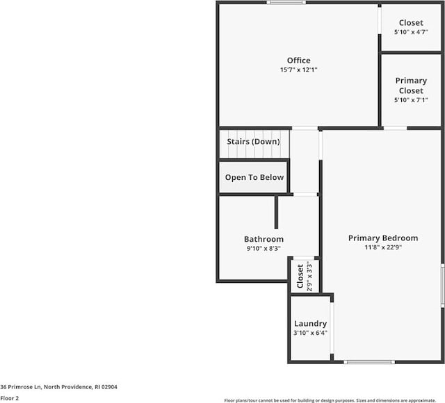 36 Primrose Ln Unit 36, North Providence, RI 02904 - view of room layout