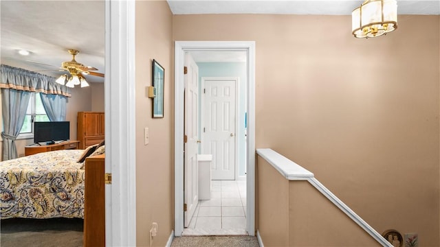 36 Primrose Ln Unit 36, North Providence, RI 02904 - hallway featuring an upstairs landing and light tile patterned floors