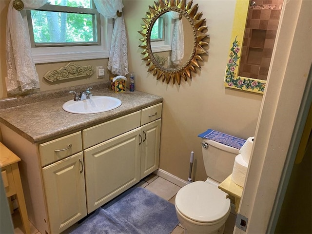163 Reynolds Ave, Warwick, RI 02889 - bathroom with vanity and tile patterned flooring