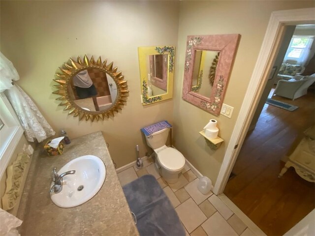 163 Reynolds Ave, Warwick, RI 02889 - half bath featuring tile patterned floors and vanity