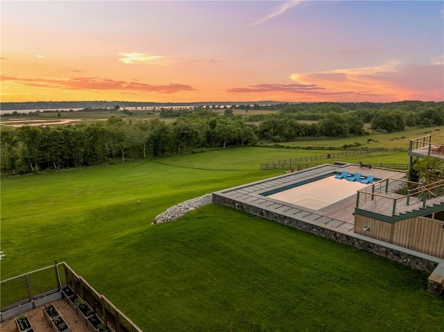 82 Nonquit Ln, Tiverton, RI 02878 - view of green lawn with a rural view