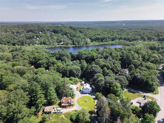 355 Scott Rd, Cumberland, RI 02864 - view of property location featuring a heavily wooded area and a large body of water