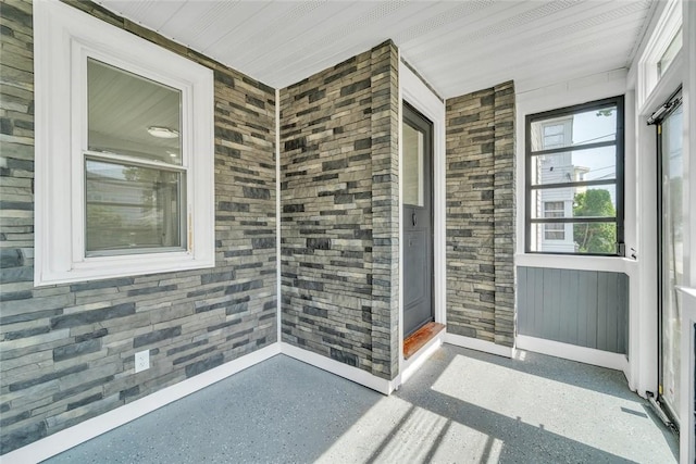 60 Hazael St, Providence, RI 02908 - view of unfurnished sunroom