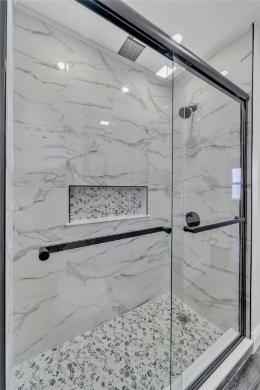 60 Hazael St, Providence, RI 02908 - bathroom featuring a marble finish shower