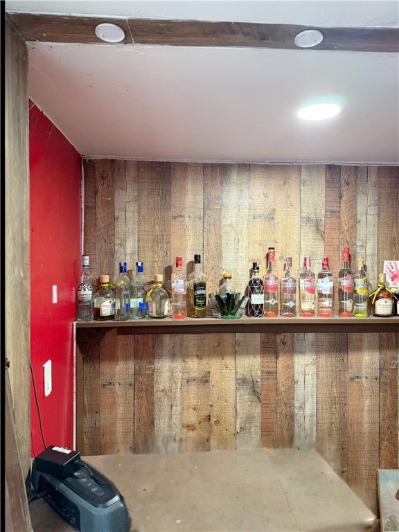 26 Westmore St, Providence, RI 02910 - indoor dry bar with wooden walls