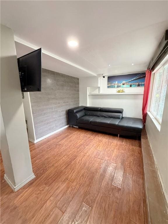 26 Westmore St, Providence, RI 02910 - living area with baseboards and wood finished floors