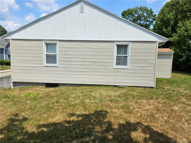 84 Bernice Ave, Woonsocket, RI 02895 - view of side of property with a yard