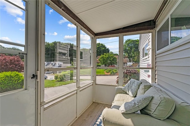 32 Spencer Rd, Smithfield, RI 02828 - sunroom featuring lofted ceiling and plenty of natural light
