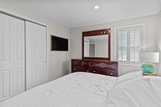 32 Spencer Rd, Smithfield, RI 02828 - bedroom with a closet and recessed lighting