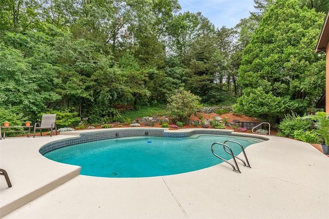 4 Wilbur Rd, Lincoln, RI 02865 - swimming pool featuring a patio and view of scattered trees