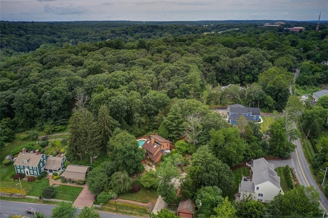 4 Wilbur Rd, Lincoln, RI 02865 - aerial overview of property's location with a heavily wooded area