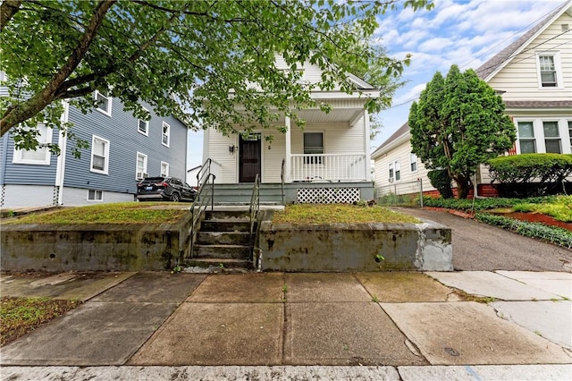 31 Stadden St, Providence, RI 02907 - view of front of home with covered porch