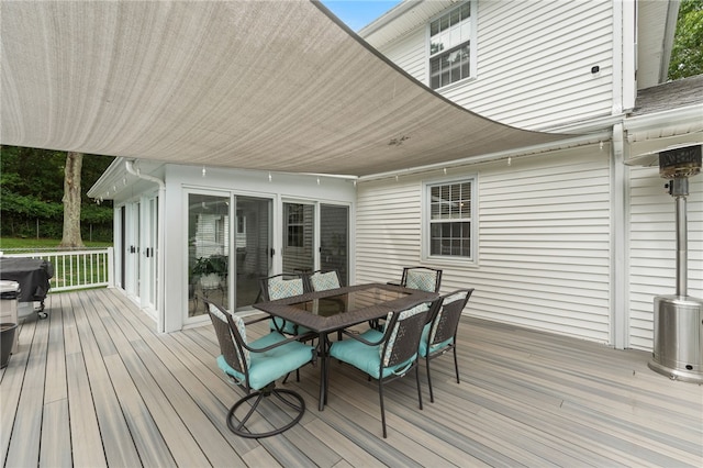 15 Bestwick Trl, Coventry, RI 02816 - wooden deck featuring outdoor dining area
