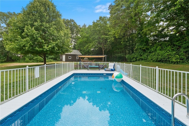 15 Bestwick Trl, Coventry, RI 02816 - view of pool featuring view of scattered trees