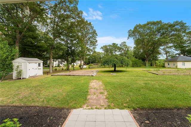 15 Bestwick Trl, Coventry, RI 02816 - view of green lawn featuring a shed