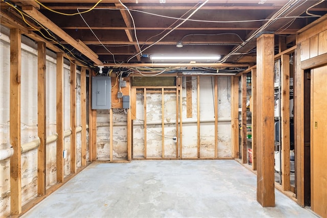 36 Kay Blvd, Newport, RI 02840 - unfinished below grade area with electric panel