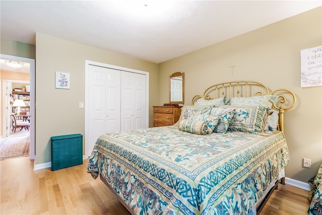 125 Smith Ave Unit 4C, Smithfield, RI 02828 - bedroom with wood finished floors and a closet