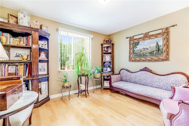 125 Smith Ave Unit 4C, Smithfield, RI 02828 - sitting room with wood finished floors and baseboards