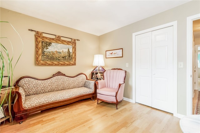 125 Smith Ave Unit 4C, Smithfield, RI 02828 - sitting room featuring light wood-style floors