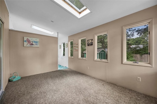 146 Balsam Rd, South Kingstown, RI 02879 - carpeted empty room with a skylight