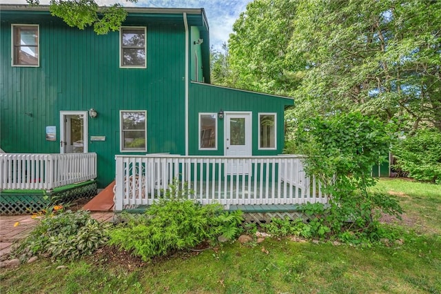 146 Balsam Rd, South Kingstown, RI 02879 - view of front of property with a deck