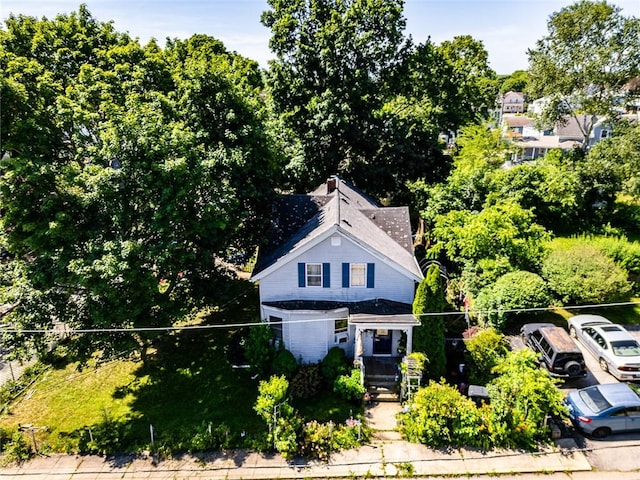 36 Gardner Ave, West Warwick, RI 02893 - view from above of property