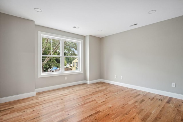 156 Potter St, Cranston, RI 02910 - spare room with light wood finished floors and recessed lighting