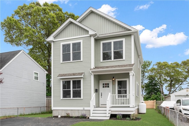 119 Myrtle Ave, Cranston, RI 02910 - view of front facade featuring board and batten siding