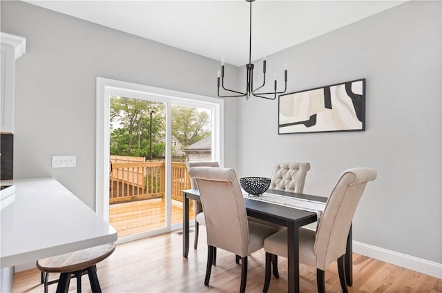 119 Myrtle Ave, Cranston, RI 02910 - dining room featuring a chandelier and light wood finished floors