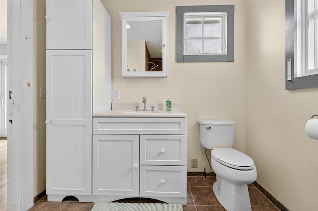 1 Barney Ave, South Kingstown, RI 02879 - bathroom with tile patterned floors and vanity