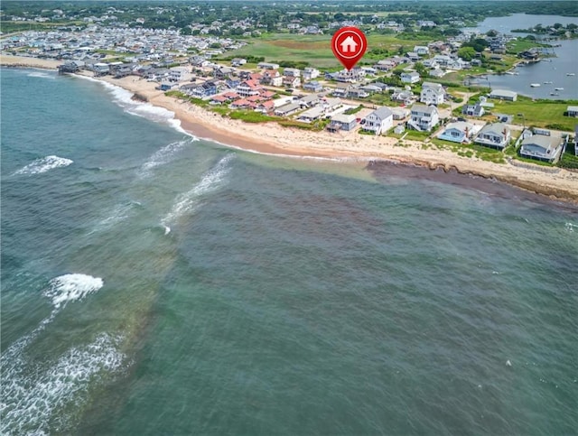 1 Barney Ave, South Kingstown, RI 02879 - aerial perspective of suburban area featuring unending shoreline