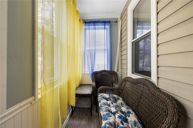 155 Early St, Providence, RI 02907 - living area featuring healthy amount of natural light and wood finished floors