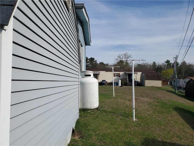 26 Lane E, Coventry, RI 02816 - view of grassy yard featuring a shed