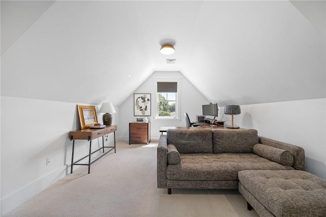 96 Evergreen St, Cumberland, RI 02864 - bedroom featuring vaulted ceiling and light colored carpet