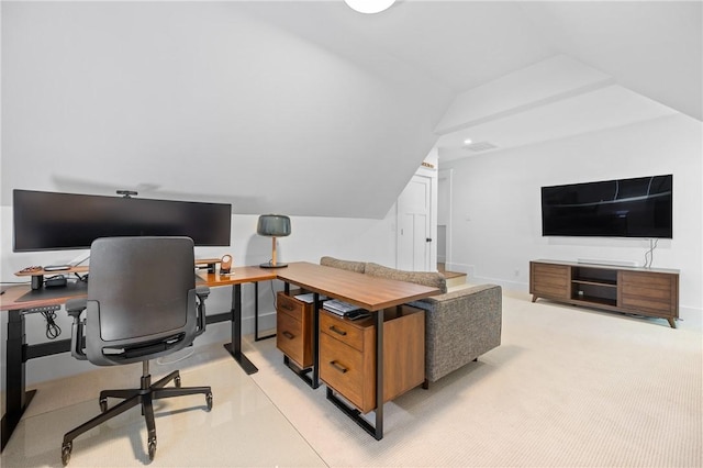 96 Evergreen St, Cumberland, RI 02864 - office area with vaulted ceiling