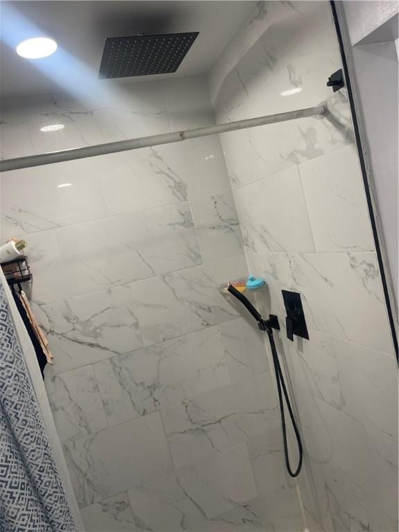 195 Bellevue Ave, Providence, RI 02907 - full bathroom featuring a marble finish shower