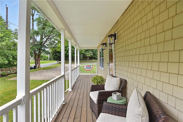 107 Pottersville Rd, Little Compton, RI 02837 - view of wooden porch