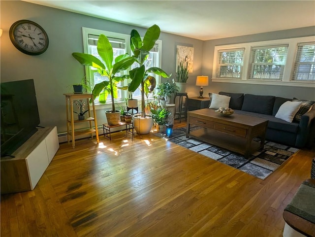 125 Roger Williams, East Providence, RI 02916 - living room with wood finished floors