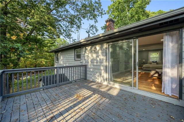12 Leddy Rd, Cumberland, RI 02864 - view of wooden deck